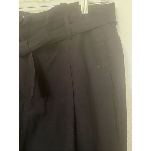 NWT - Blank NYC Linen Rayon Wide Leg Pleated Belted Pants - Picture 3 of 8